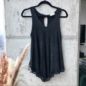 Altar'd State Burnout Sleeveless Flowy Top S